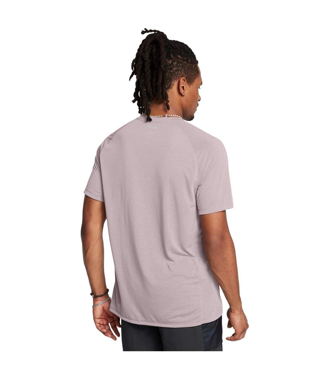 T-shirt Motif/style Logo Launch Homme Gris Pâle Under Armour-4