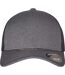 Casquette Trucker Motif/style 1 Panneau Gris Foncé Noir Flexfit-1