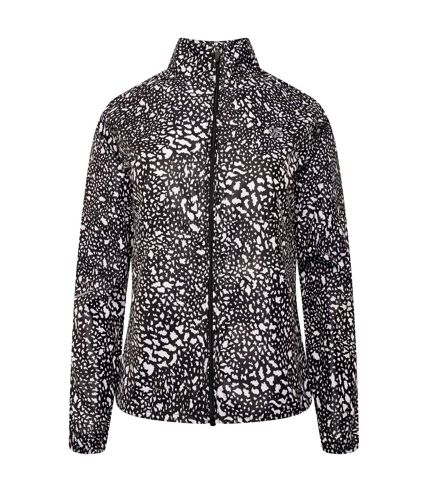 Dare 2B Womens/Ladies Resilient II Dotted Windshell Jacket (Black/White) - UTRG6926