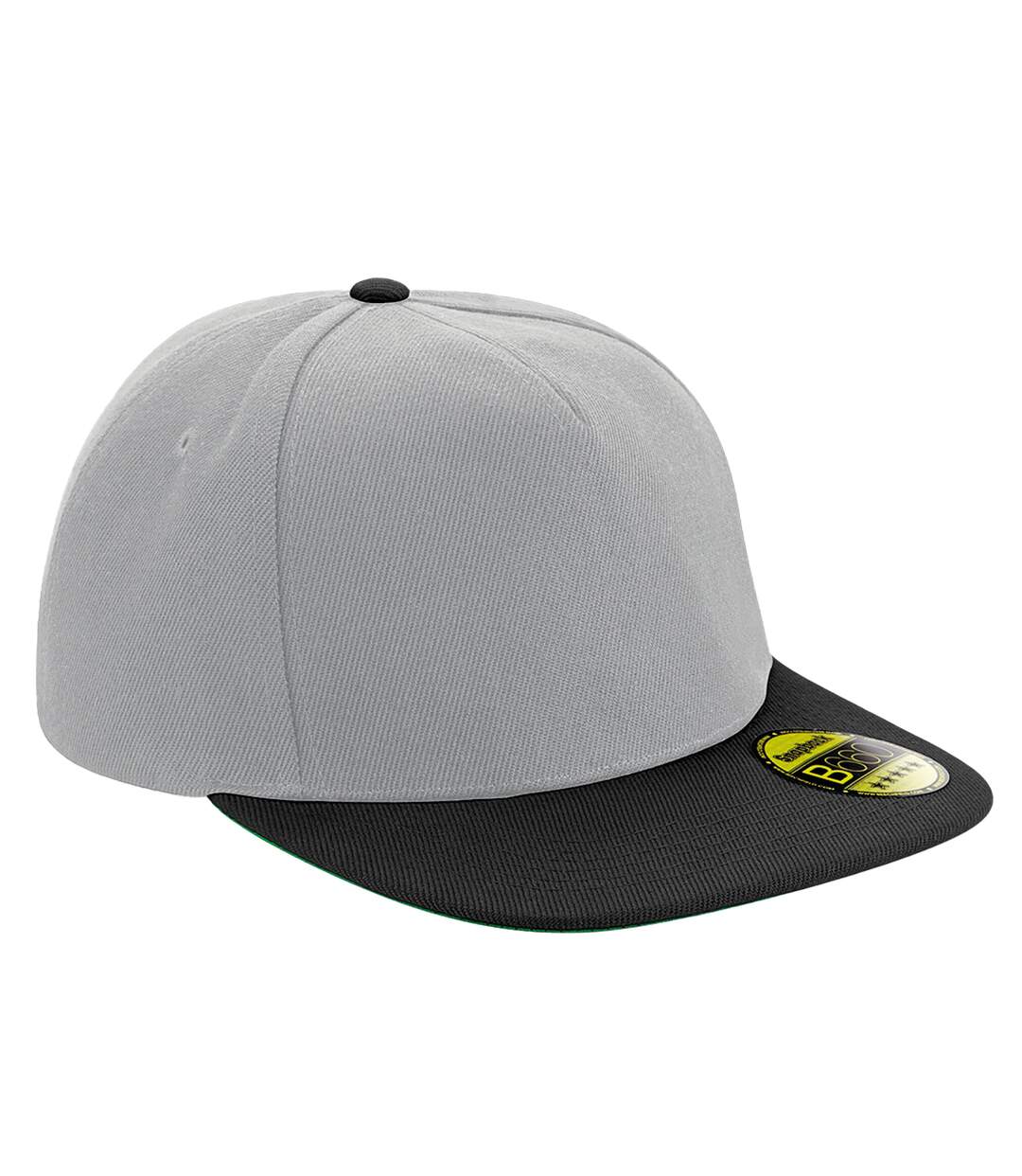 Casquette Ajustable Original Gris Noir Beechfield-1