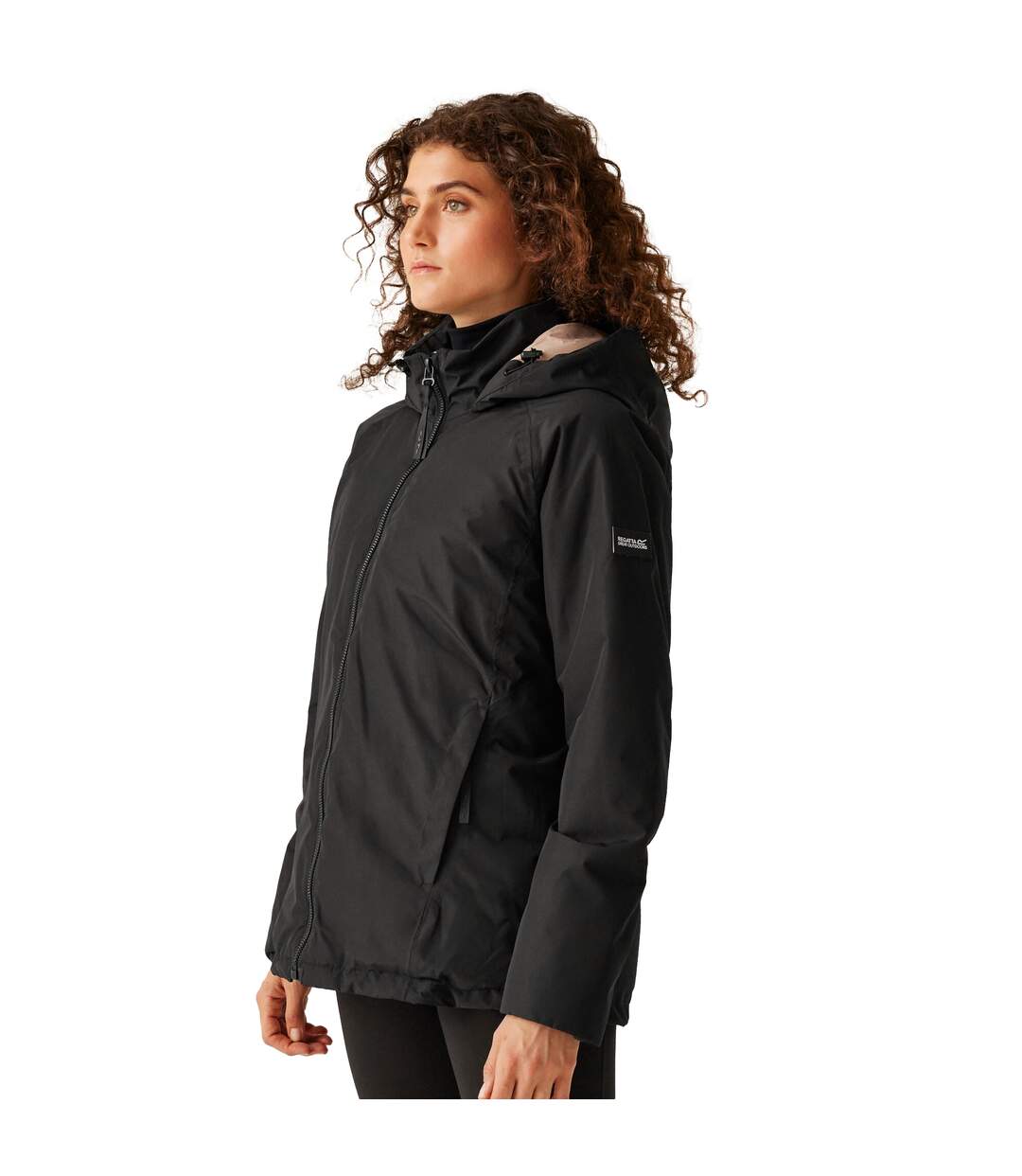 Veste isolée reeah femme noir / taupe Regatta-4