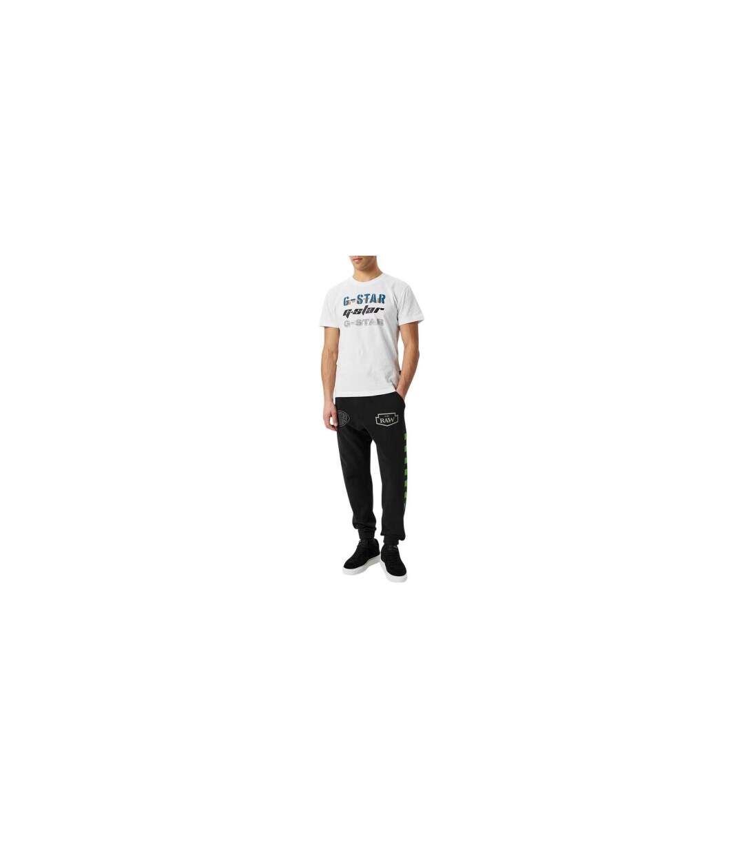 Mens Moto Joggers Dark Black G-Star-1