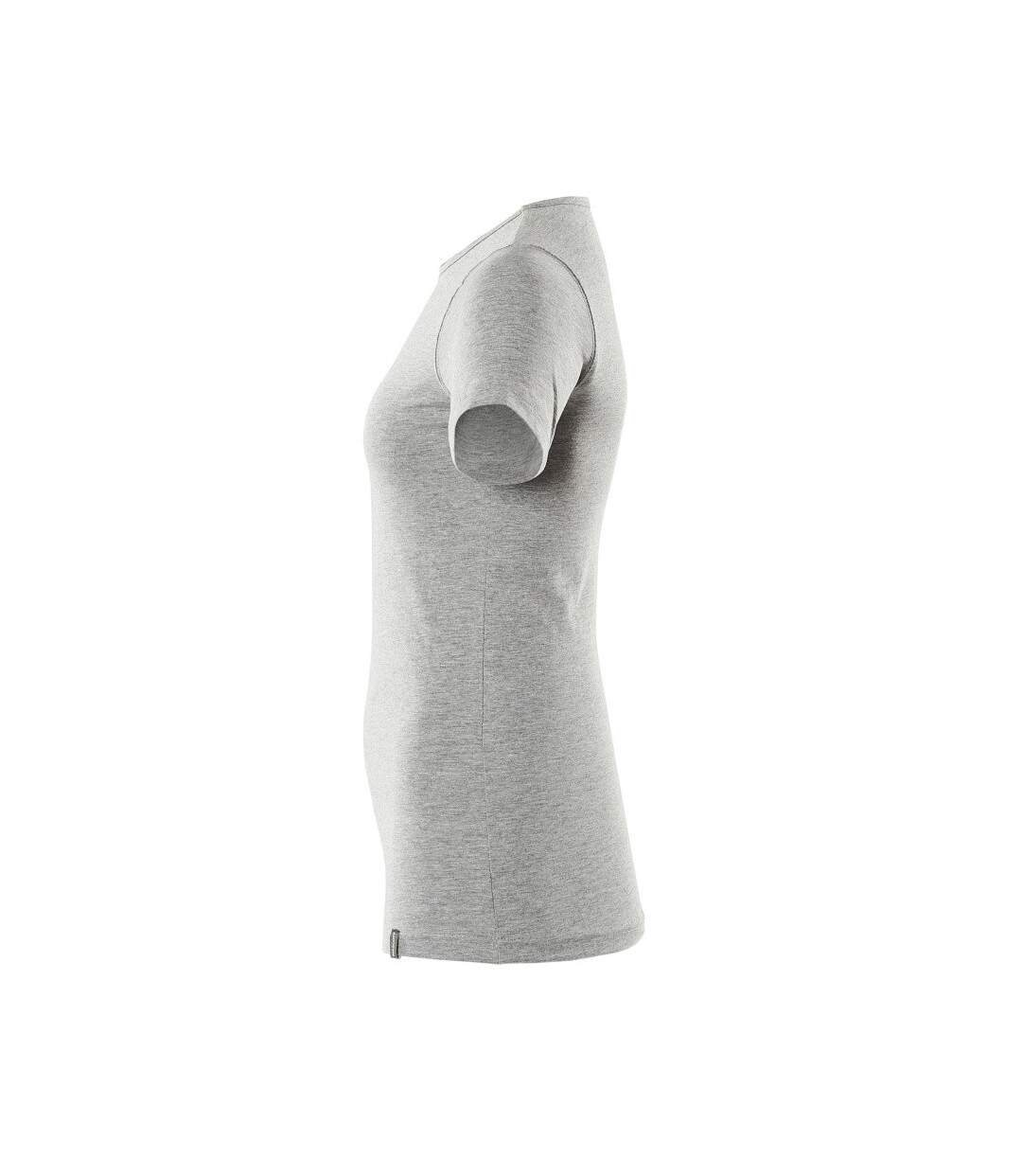 Womens/ladies Crossover T-shirt Grey Mascot-3