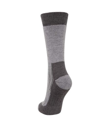 Mountain Warehouse Womens/Ladies Explorer Thermal Boot Socks (Black/Gray) - UTMW500