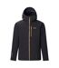 Veste Imperméable À Capuche Birchdale Homme Noir Jaune Sombre Regatta-2