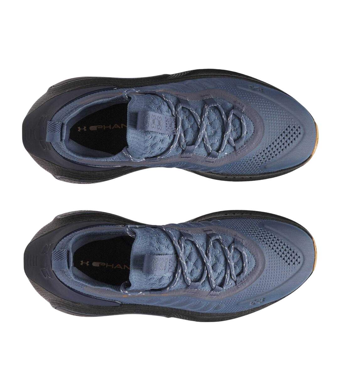 Womens/ladies Phantom 4 Reflective Running Shoes Blue Under Armour-3