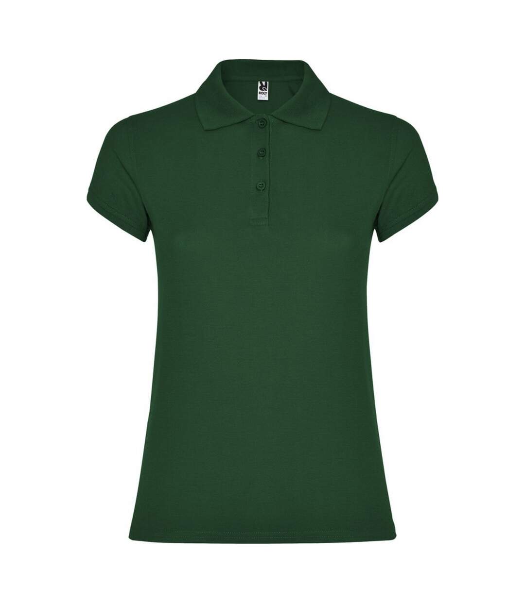 Polo star femme vert bouteille Roly