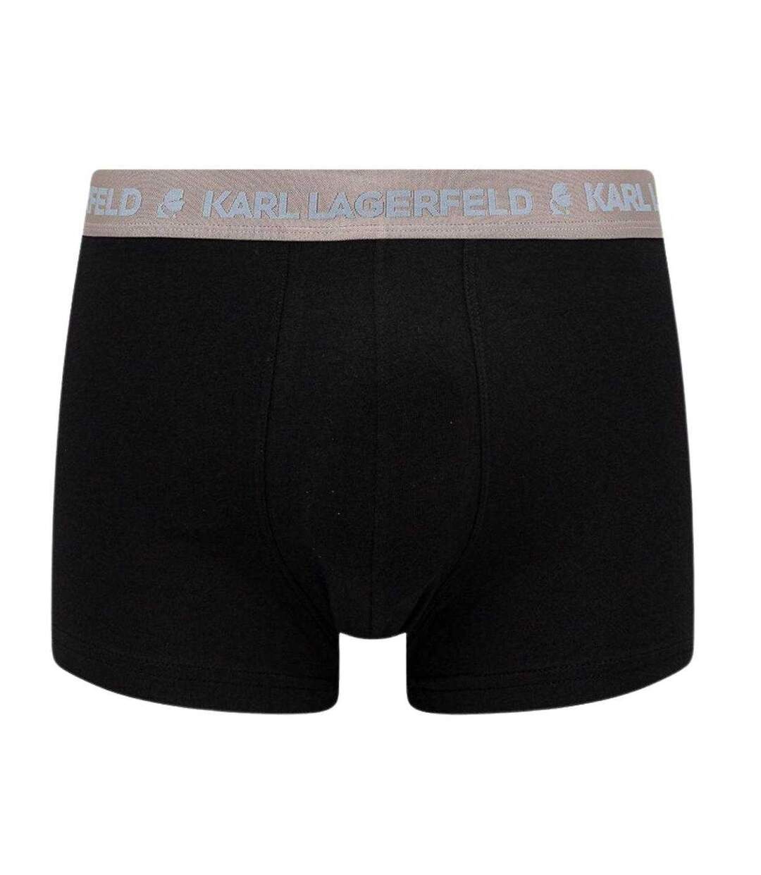 Boxers Motif/style Métallisé Homme Noir Karl Lagerfeld-3