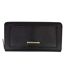 Ladies Faux Leather Wallet Large Textured Purse with Metal Detail Organiser-1