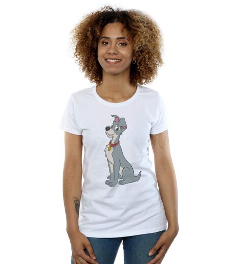 Disney - T-shirt LADY AND THE TRAMP SPAGHETTI HEART - Femme (Blanc) - UTBI16184
