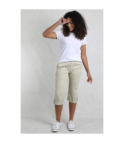 Pantacourt Salena Femme Blanc Cassé Weird Fish