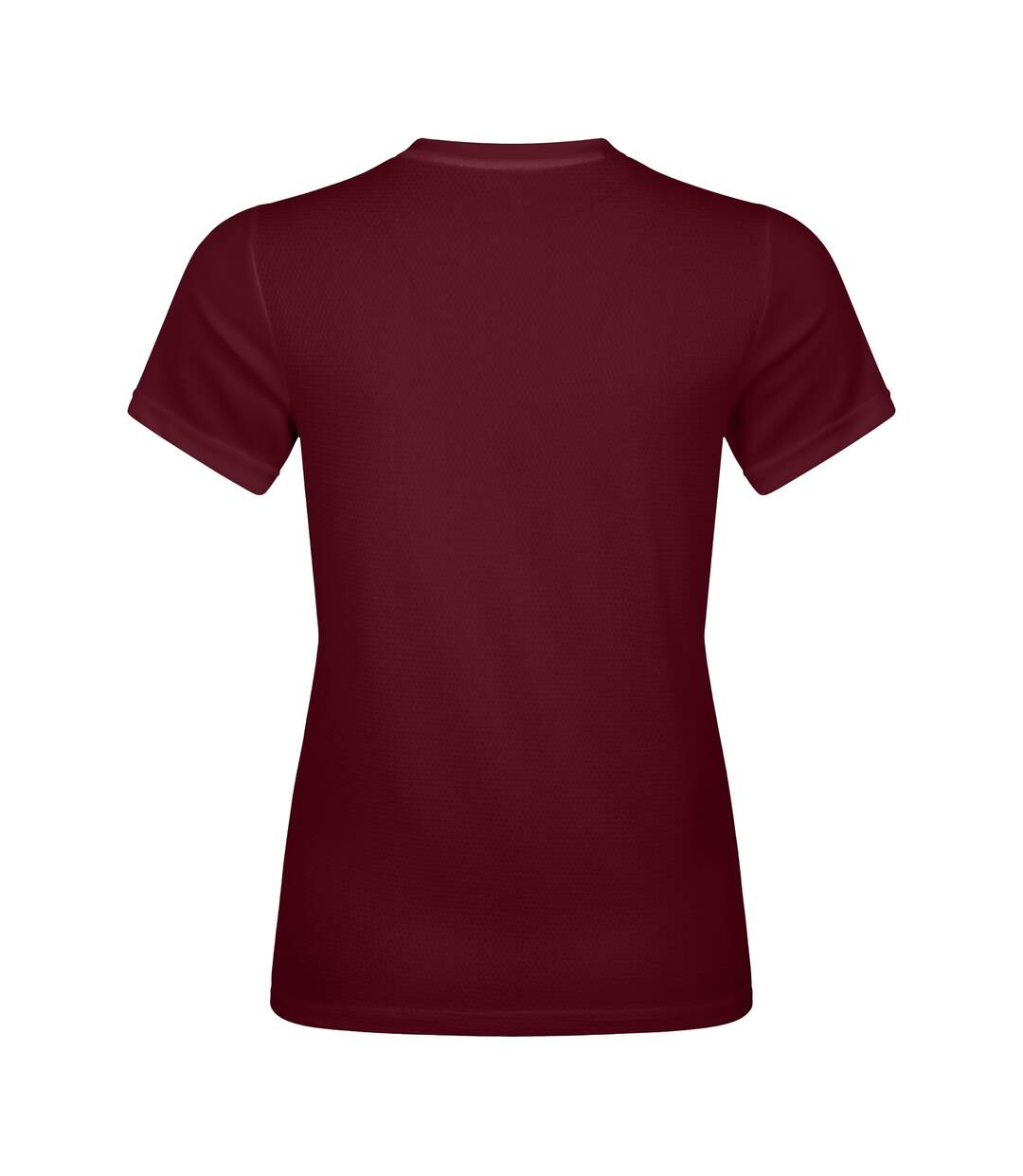 Womens/ladies Club Dry T-shirt Maroon Canterbury-2