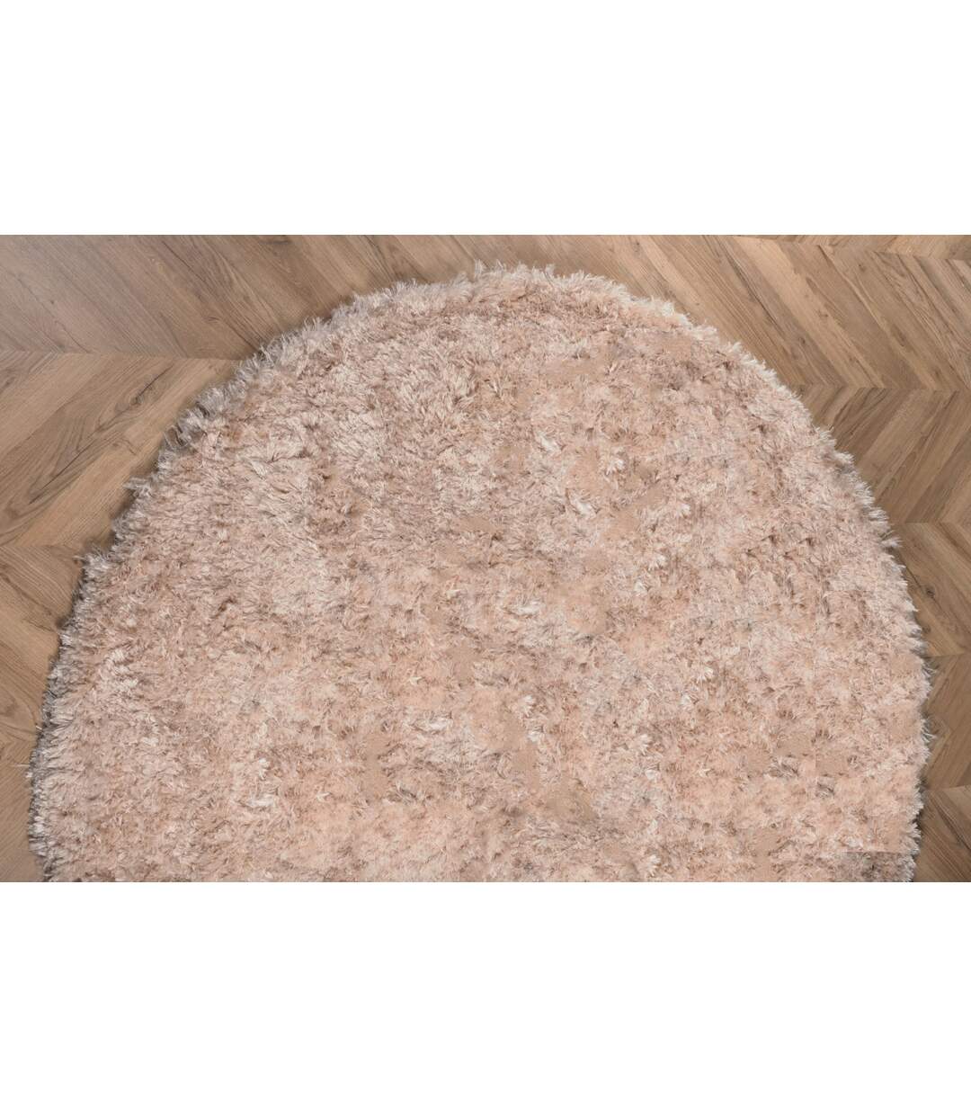 Tapis Rond Design Natta 200cm Beige-5