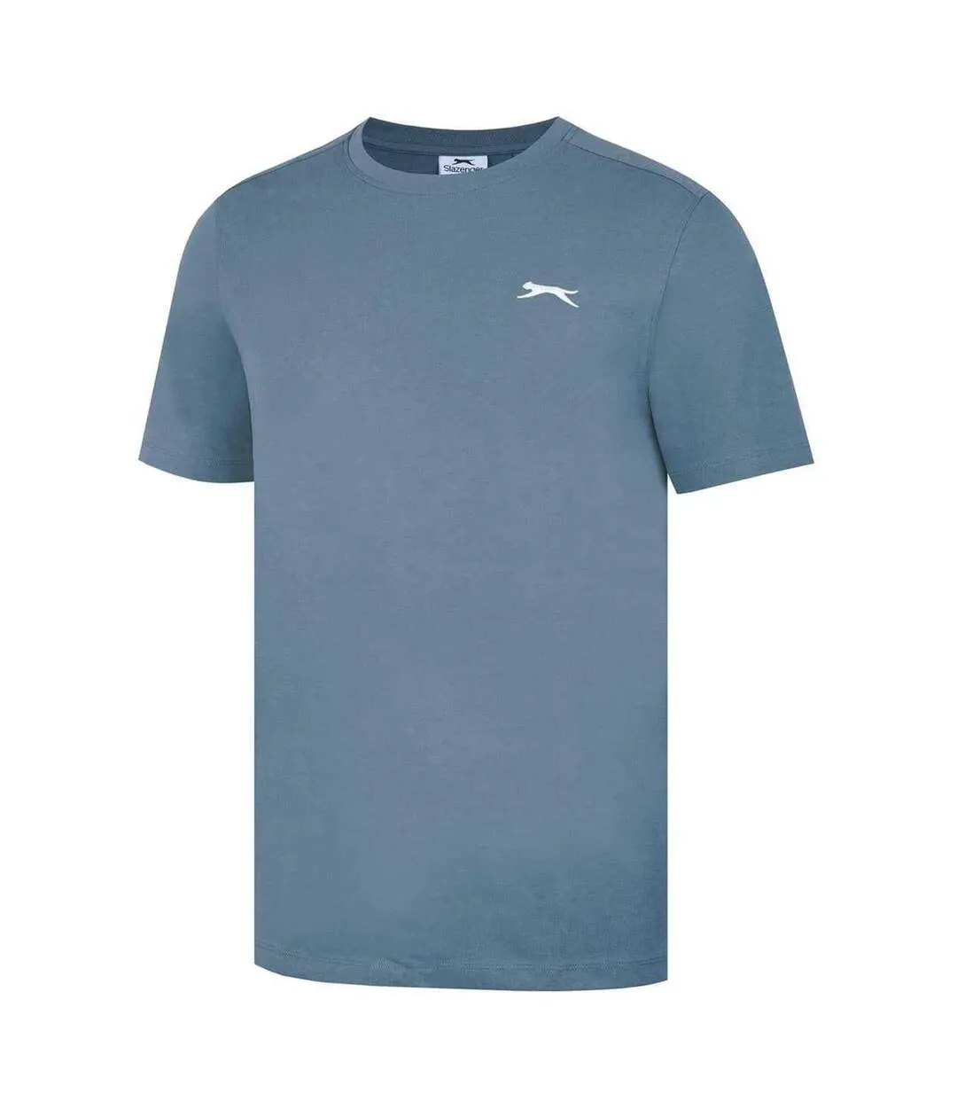 T-shirt Motif/style Logo 3d Homme Ardoise Slazenger-3