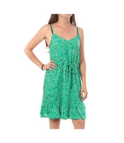 Robe Verte/Blanche Femme Vero Moda Easy Singlet - M