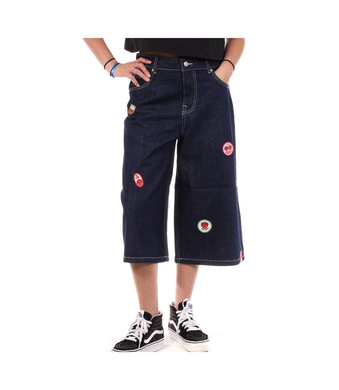 Bermuda bleu foncé femme jennyfer dismyb-1