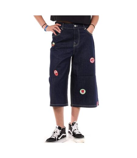 Bermuda bleu foncé femme jennyfer dismyb