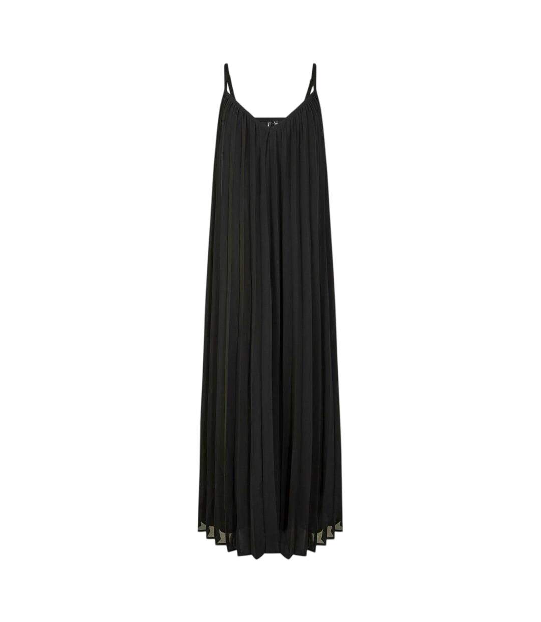 Robe Longue Bretelles Fines Katy Femme Noir Vero Moda-1