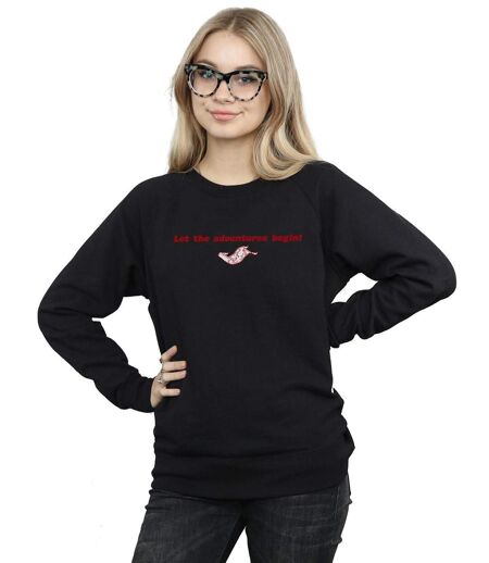 Disney - Sweat ALADDIN LET THE ADVENTURES BEGIN - Femme (Noir) - UTBI13223