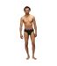 Pack Of 3  Mens Wiggins Briefs  Black White Grey Reebok-2