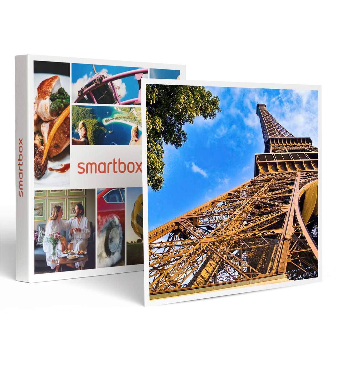 Accès au sommet de la tour Eiffel avec billet coupe-file et audio-guide pour 1 adulte - SMARTBOX - Coffret Cadeau Sport & Aventure