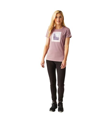 T-shirt Fingal Femme Lavande Regatta