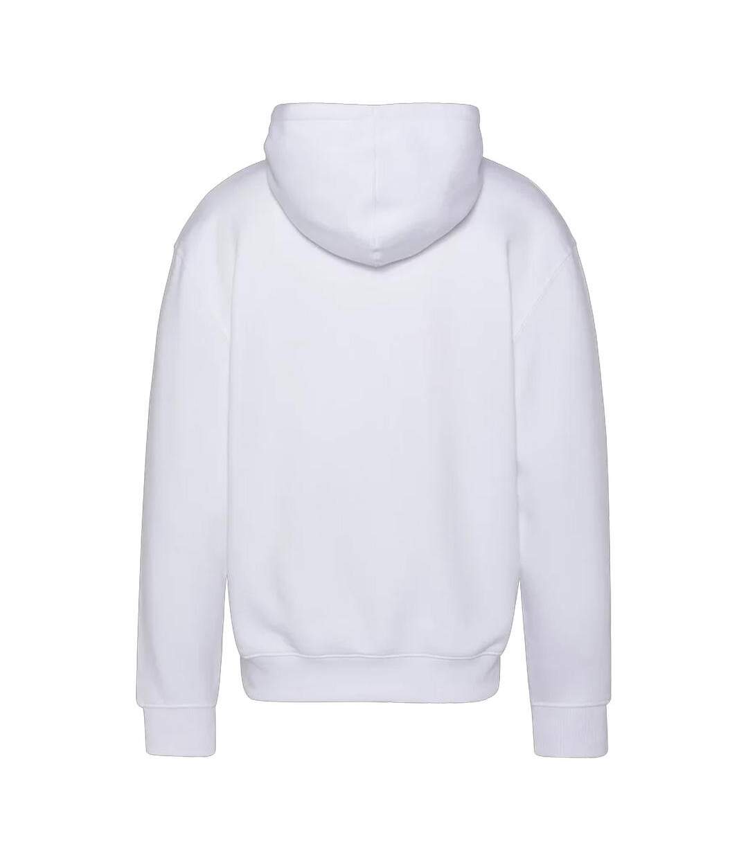 Sweat à capuche blanc homme schott swhustour - l-2