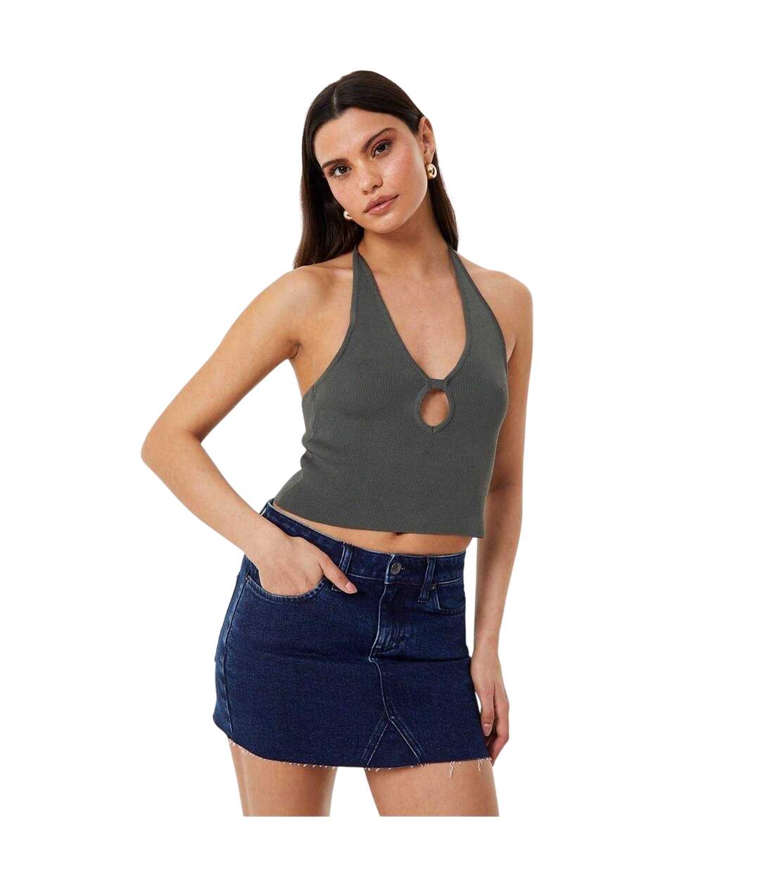 Haut Court Femme Kaki Jack Wills-1