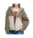 Veste sherpa à capuche femme beige femme superdry super soft ziphood-1
