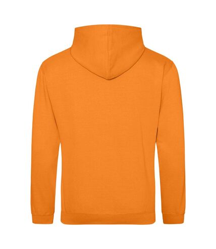 Sweat à capuche college adulte orange vif Awdis