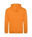 Sweat à capuche college adulte orange vif Awdis