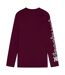 Mens Walsh Regular T-shirt Burgundy Fenchurch-2