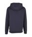 Sweat À Capuche Zippé Hommes Bleu Marine Build Your Brand-2