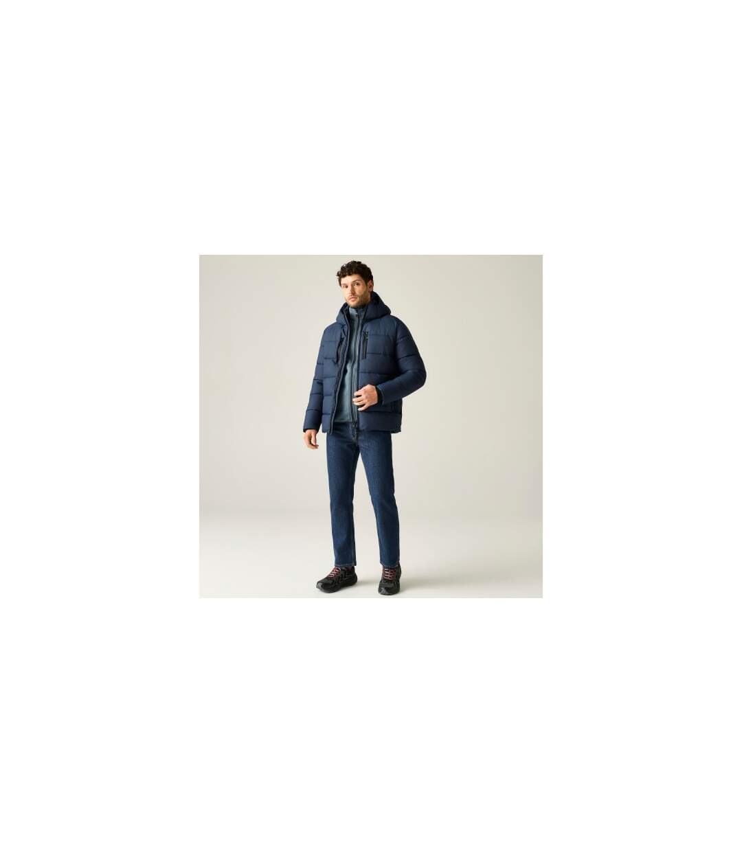 Mens Layska Padded Jacket Navy Regatta-1