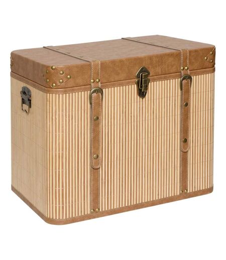 Lot de 3 Malles de Rangement Sylia 56cm Naturel