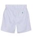 Unisex Adult Organic Cotton Striped Lounge Shorts Seal Grey Loungers-3