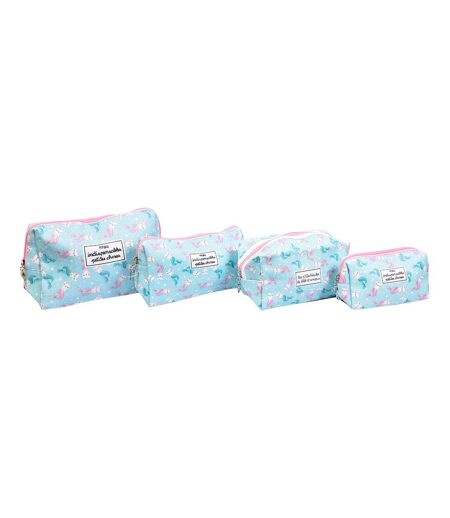 Trousse de Toilette Femme Tendance et fantaisie - Pack de 4