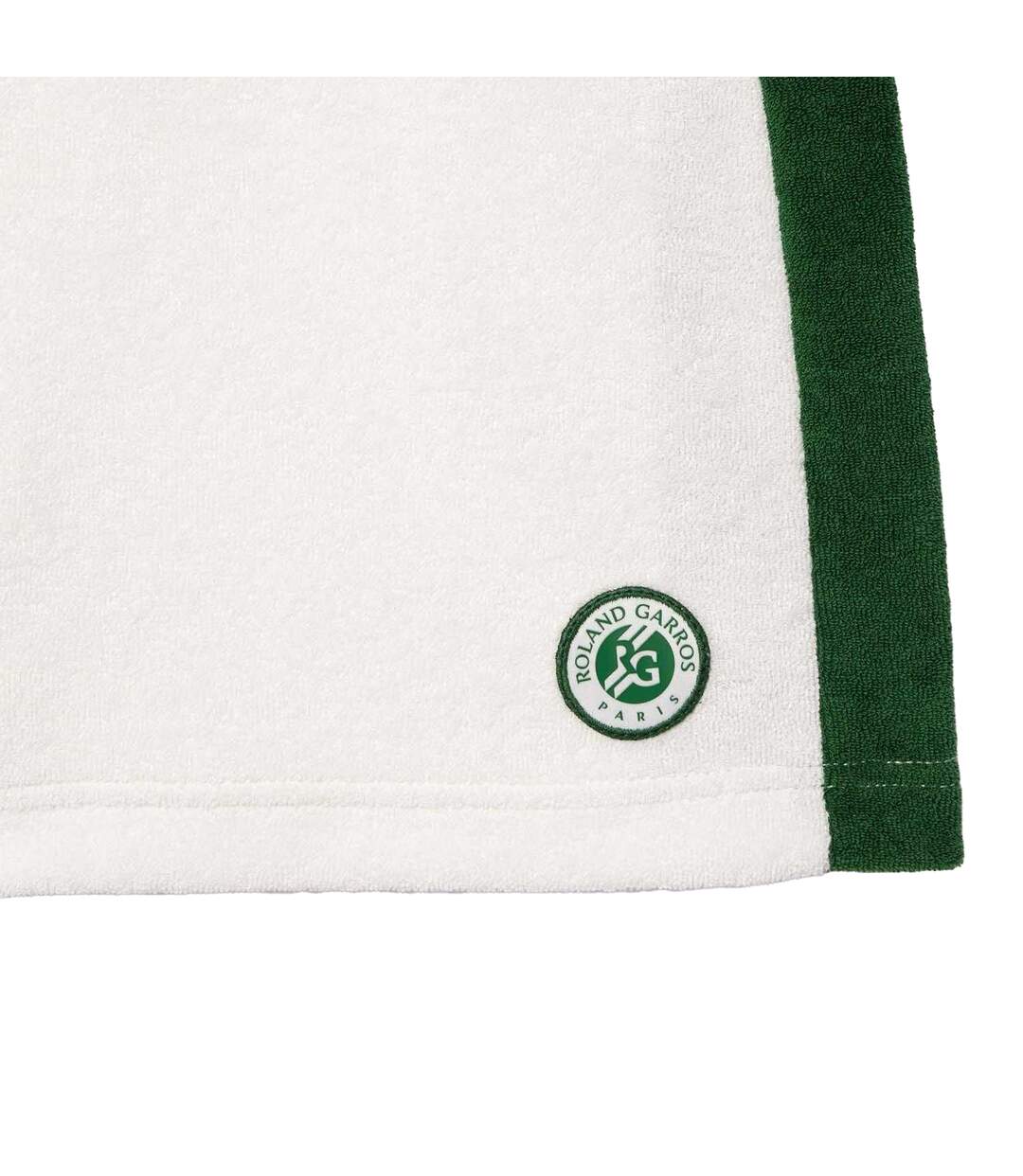 Combishort Roland Garros Edition Femme Crème Vert Lacoste-2