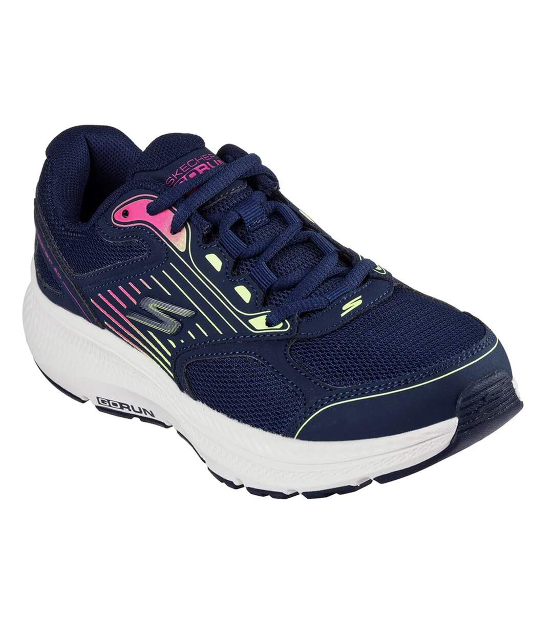 Womens/ladies Go Run Consistent 2.0 Advantage Trainers Navy Multicoloured Skechers-1