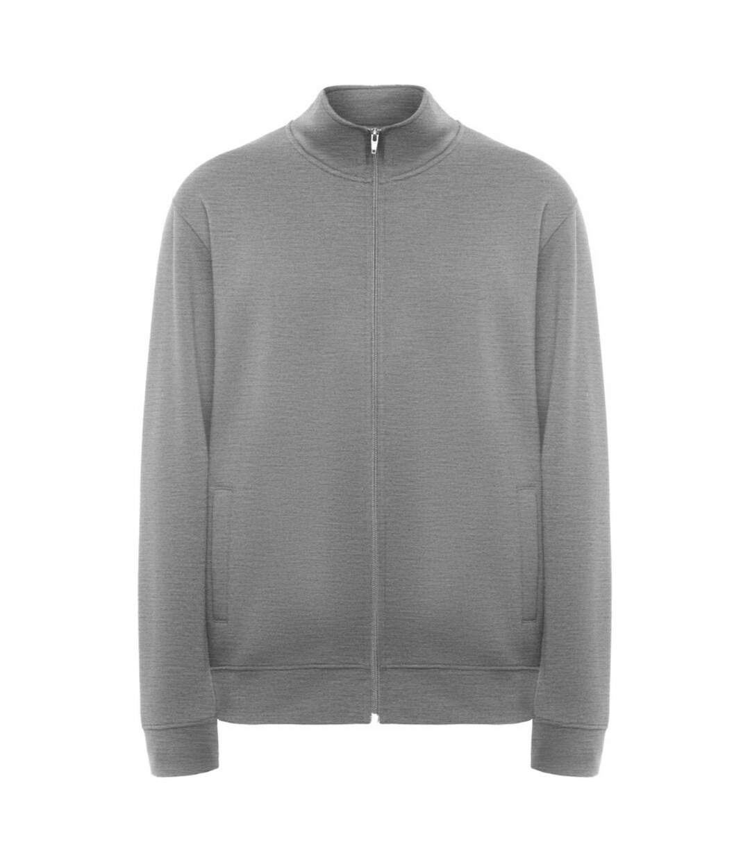 Unisex Adult Ulan Full Zip Sweatshirt Grey Marl Roly-1
