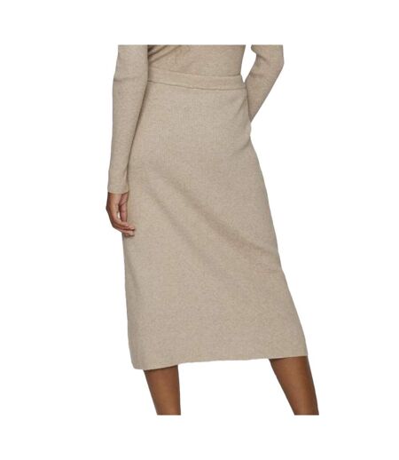 Jupe Beige Femme Vila Comfy A-line - L