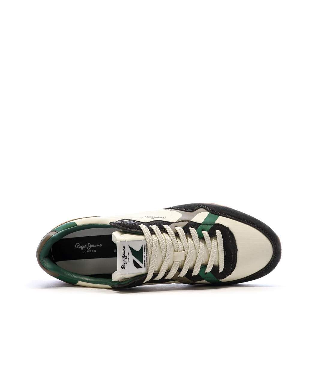 Baskets noir/marron homme pepe jeans brit cover-4