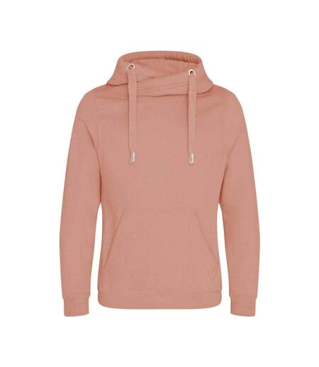 AWDis Hoods Mens Cross Neck Hoodie (Dusty Pink) - UTRW5363