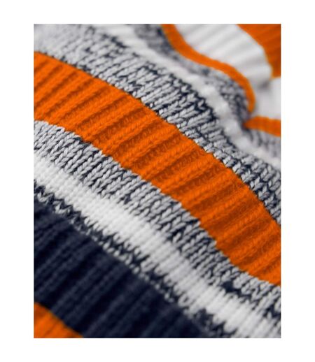 Bonnet Multi-sport Fan Bleu Marine Français Orange Blanc Beechfield