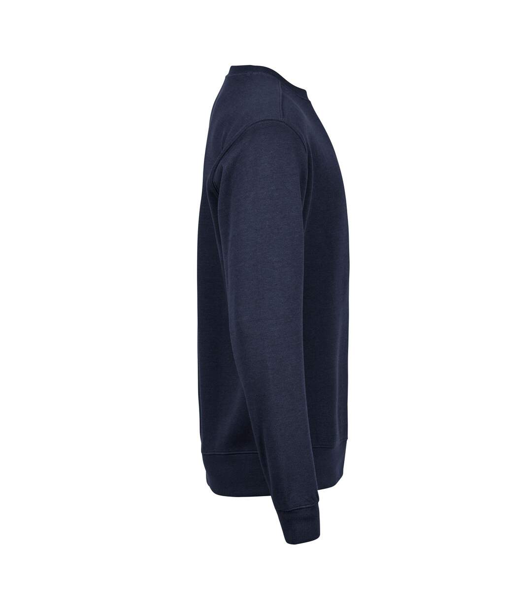 Mens Ribbed Interlock Crew Neck Sweatshirt Navy Tee Jays-4
