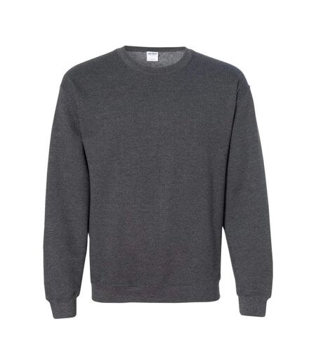 Sweat Adulte Gris Foncé Chiné Gildan