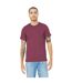 Canvas T-shirt Jersey Hommes Rouge Bella + Canvas-1