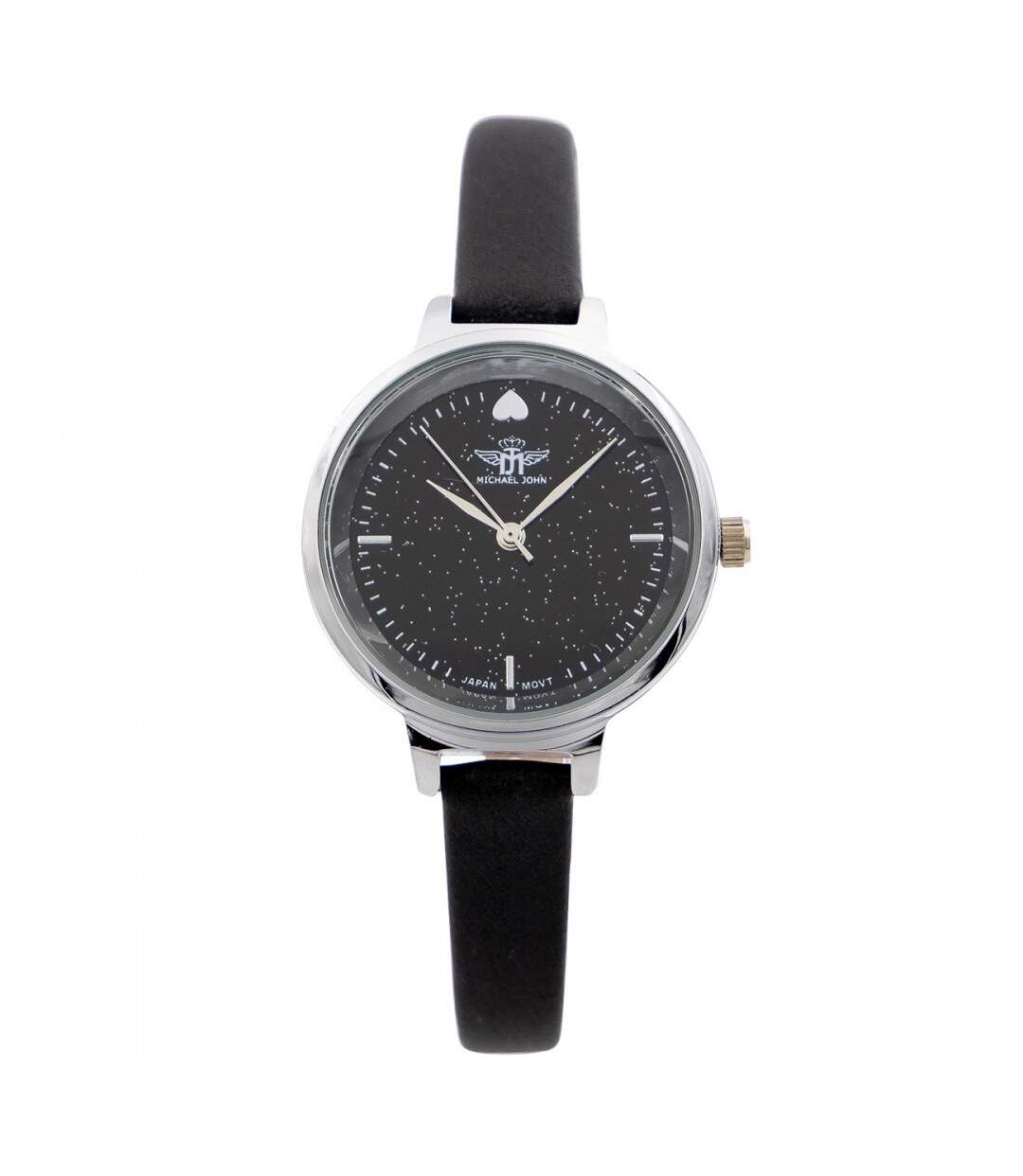 Montre Femme Noir Paillettes M. JOHN