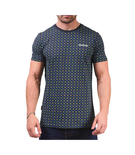 T-shirt Ss25 Homme Bleu Marine Basilic Lambretta