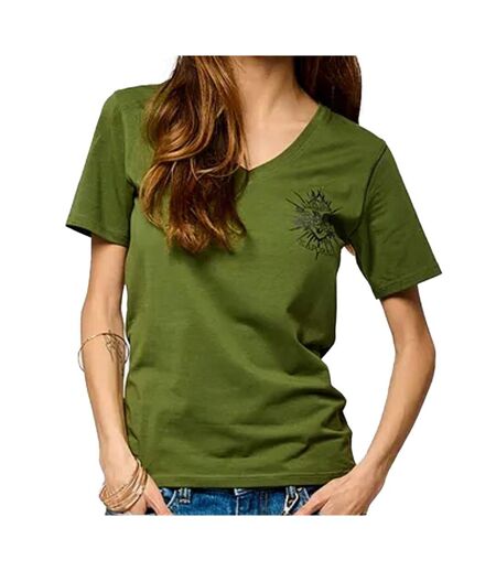 T-Shirt kaki femme kaporal valm - l